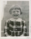 Image of Gov. Knudsen's daughter [Kirsten, age about 5]